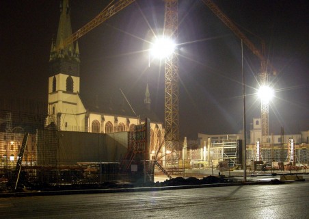 průběh stavby - listopad 2008