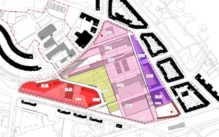 urbanisticko-architektonická studie studenta T. Bartka, FA STU Bratislava, 2006