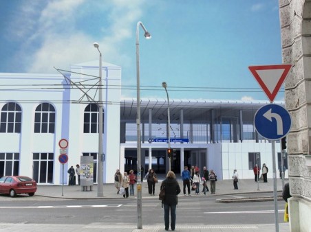 Atelier AP (Ing. arch. Z. Havlík, P. Dvořák, Š. Havlík) - přestavba hlavního nádraží - vizualizace