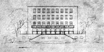 Návrh hotelu v Dolních Zálezlech od Otto Scheiba